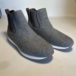 New B.O.C. Women's 9.5 Kara Wool Slip On Grey Ankle Chelsea Boots NEVER WORN